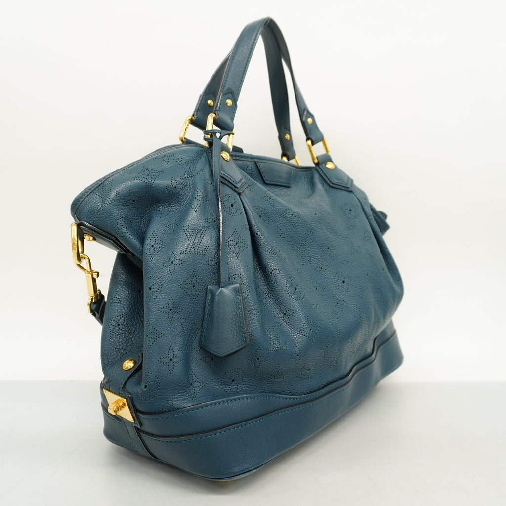 LOUIS VUITTONAuth  Mahina Mahina Stella GM Marine M93464 Women's Handbag