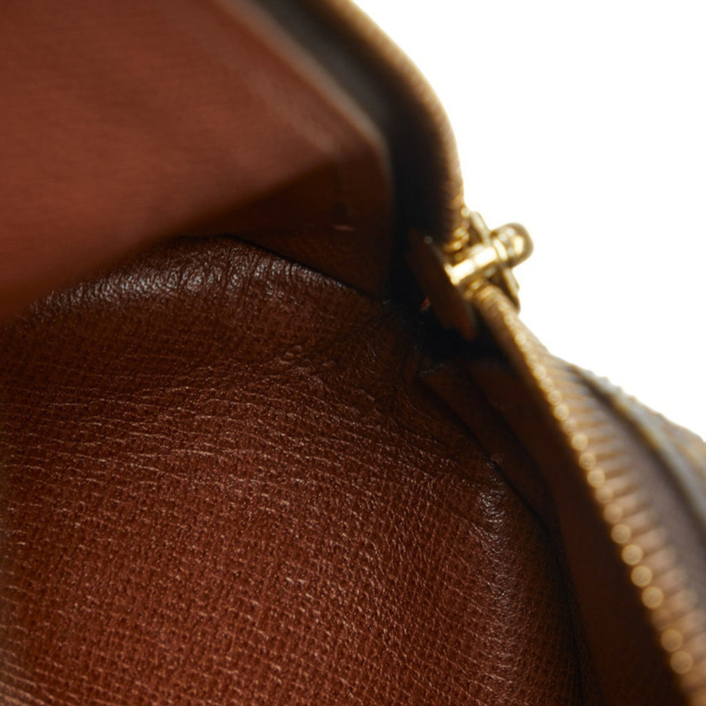 LOUIS VUITTON Monogram Papillon Handbag M51366 Brown PVC Leather Women's