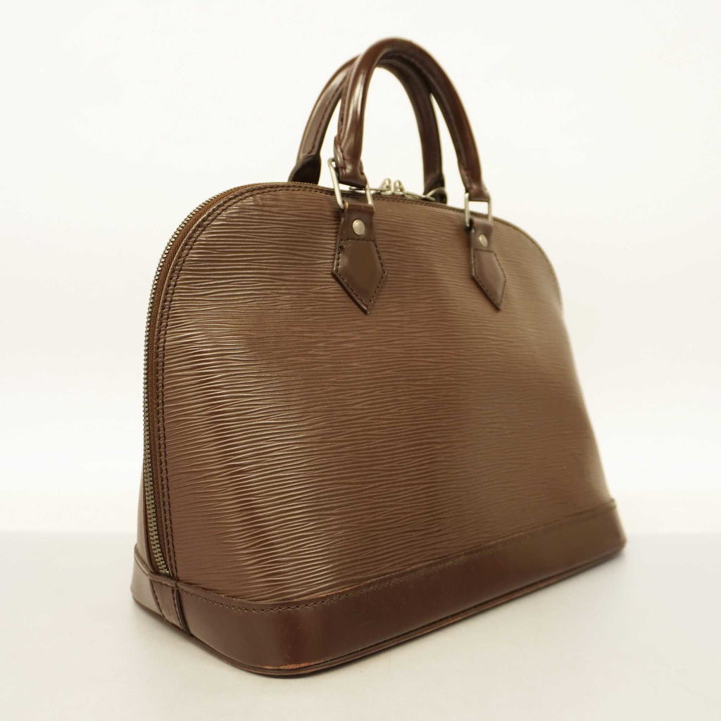 LOUIS VUITTONAuth  Epi Alma M5214D Women's Handbag Mocha