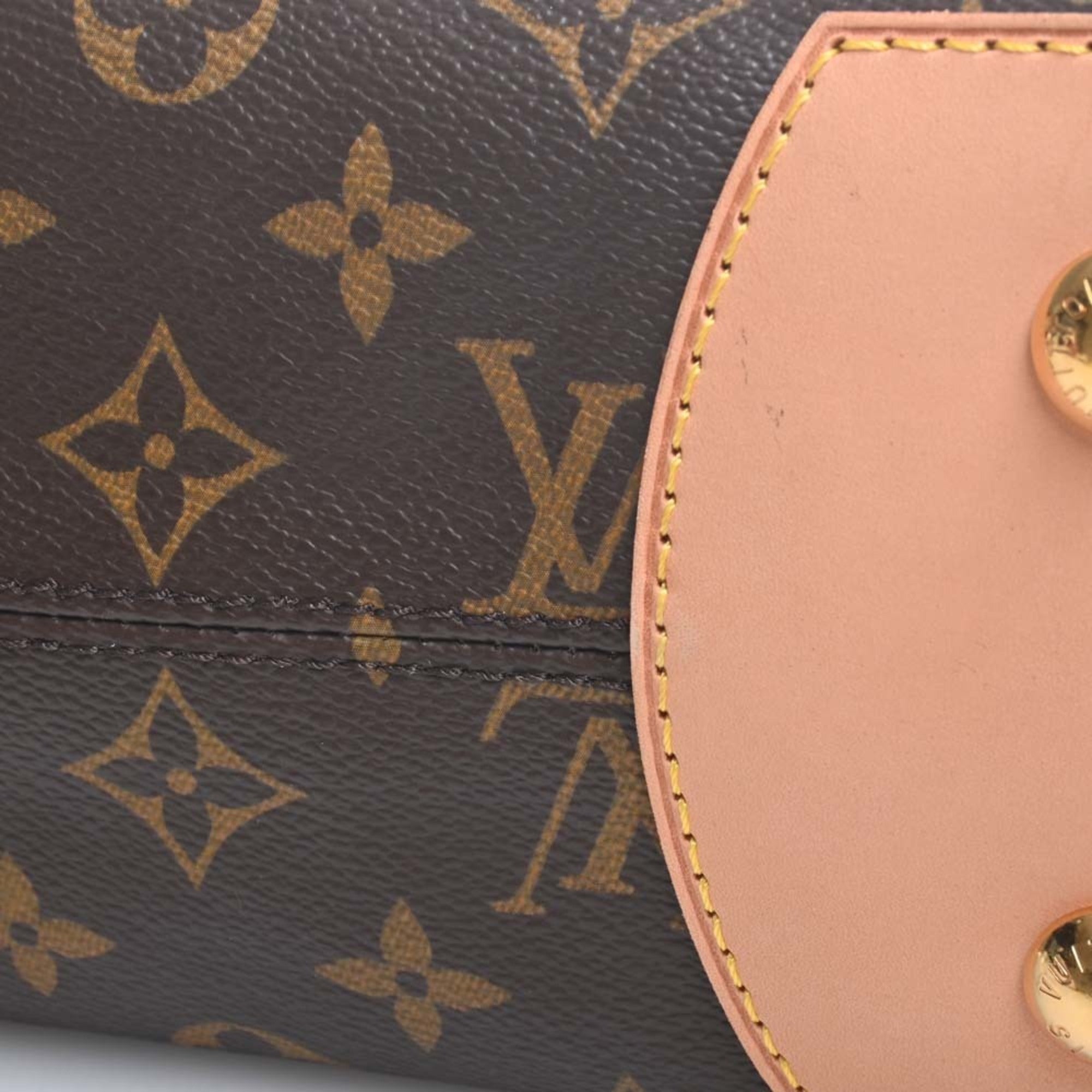 LOUIS VUITTON Monogram Wilshire PM Handbag M45643 Brown Women's