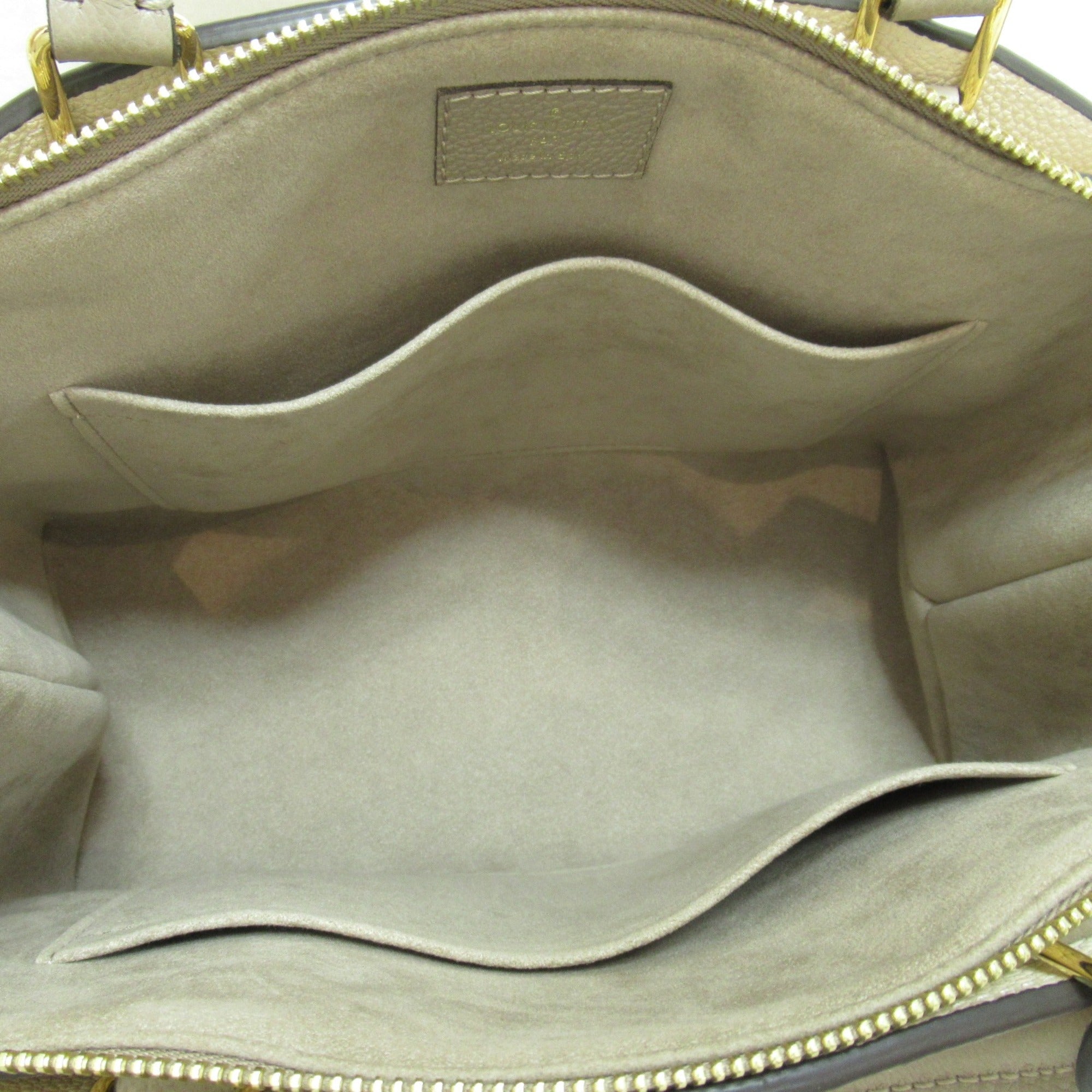 LOUIS VUITTON Petit Palais PM handbag Beige Turtle claim Monogram empreinte leather M58914