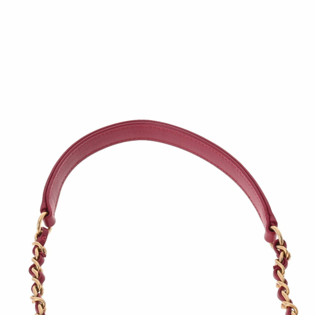 CHANEL V Stitch XS Bordeaux A92990 Ladies Calf Bag