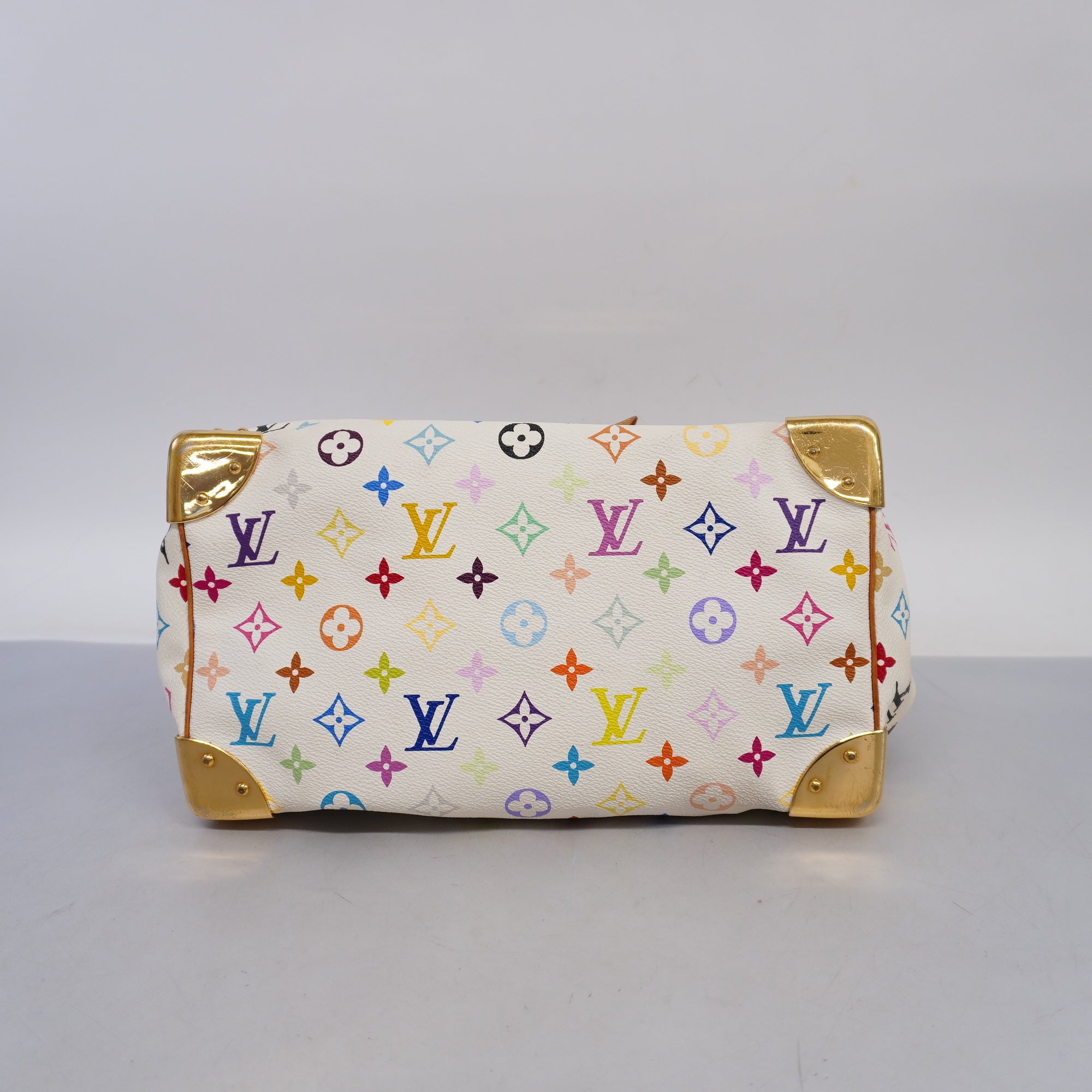 LOUIS VUITTONAuth  Monogram Multicolore Speedy 30 M92643 Handbag Blanc