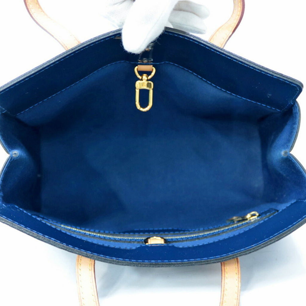 LOUIS VUITTON Catalina BB Vernis Handbag Monogram M90051 Blue Ladies