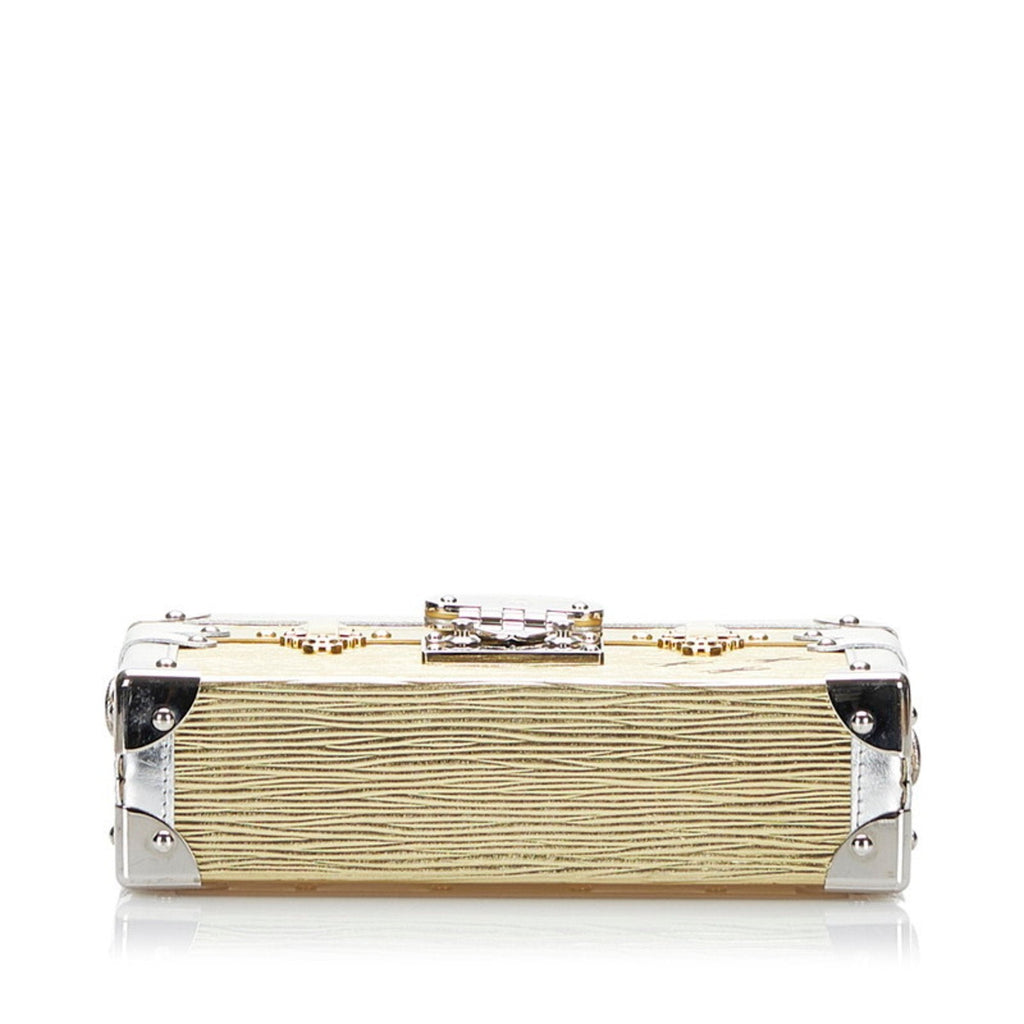 Louis Vuitton Epi Petite Maru Shoulder Bag M54652 Gold Silver Leather Ladies LOUIS VUITTON