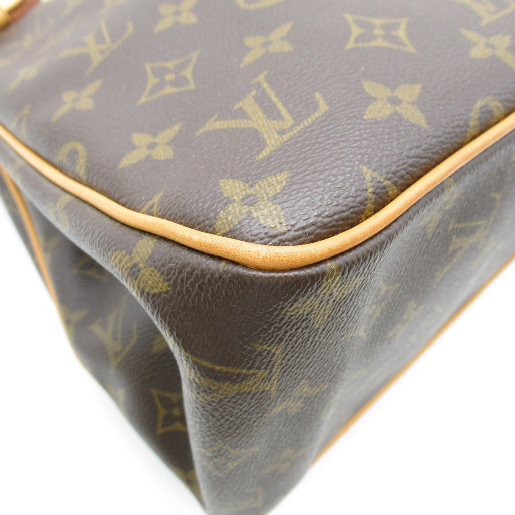LOUIS VUITTON Batignolles Vertical Tote Bag Brown Monogram PVC coated canvas M51153