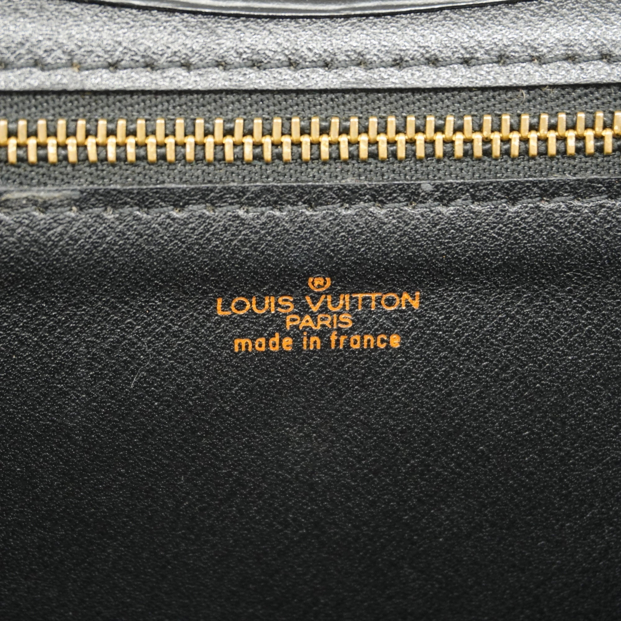 LOUIS VUITTONAuth  Epi Montaigne M52652 Women's Clutch Bag Noir