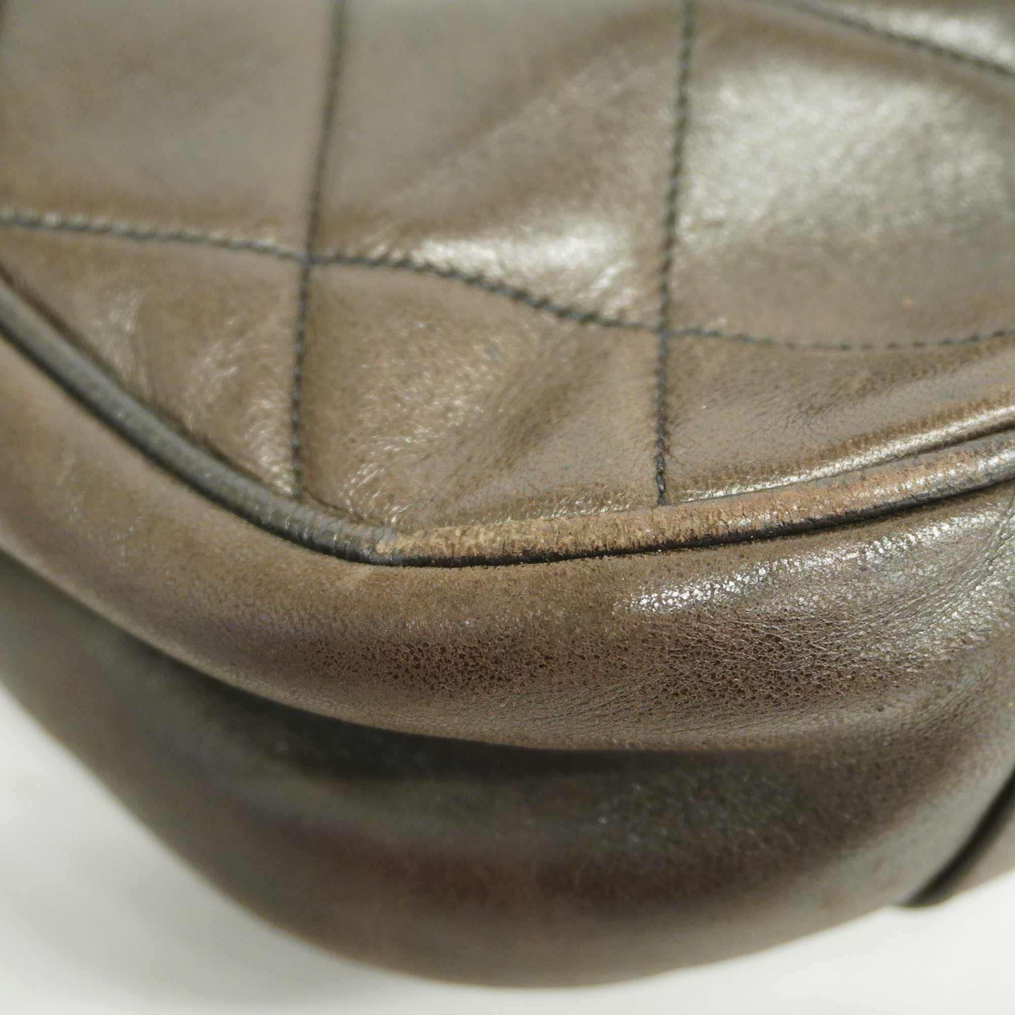 CHANELAuth  Matelasse Lambskin Women's Leather Shoulder Bag Black