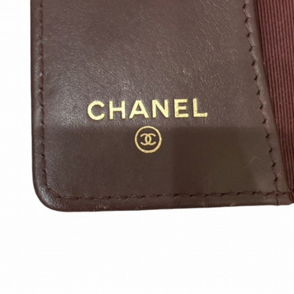 CHANEL Matelasse Caviar Skin Brand Accessories Key Case Women's
