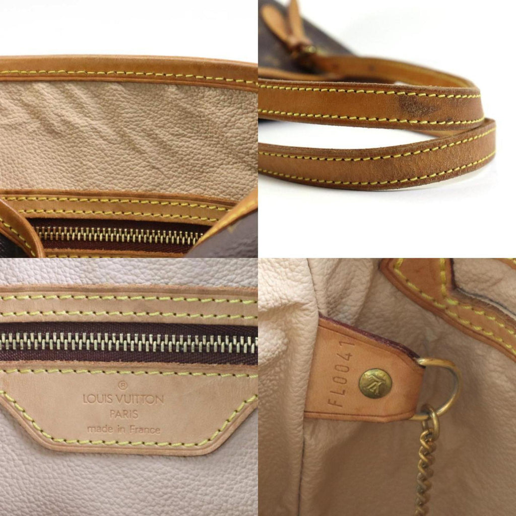 LOUIS VUITTON Handbag Monogram Bucket PM Canvas Brown Women's M42238