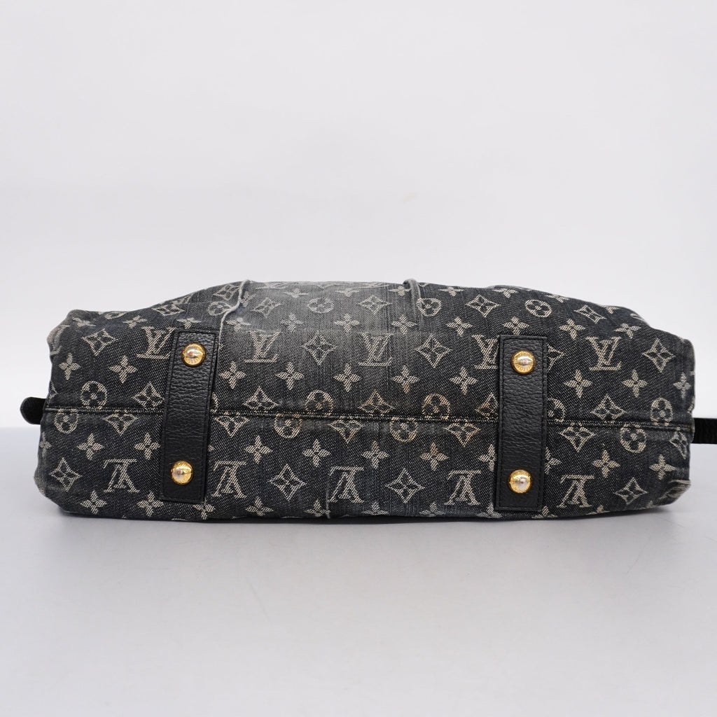 LOUIS VUITTONAuth  Monogram Denim Neokavi MM M95351 Women's Handbag