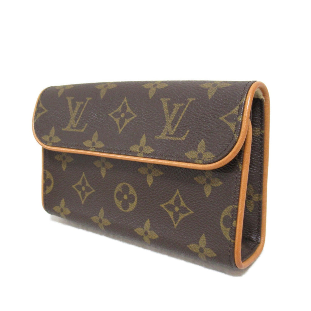 LOUIS VUITTON Pochette Florentine waist bag Brown Monogram PVC coated canvas M51855
