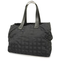 CHANELAuth  New Travel Line Women's Nylon Tote Bag Black