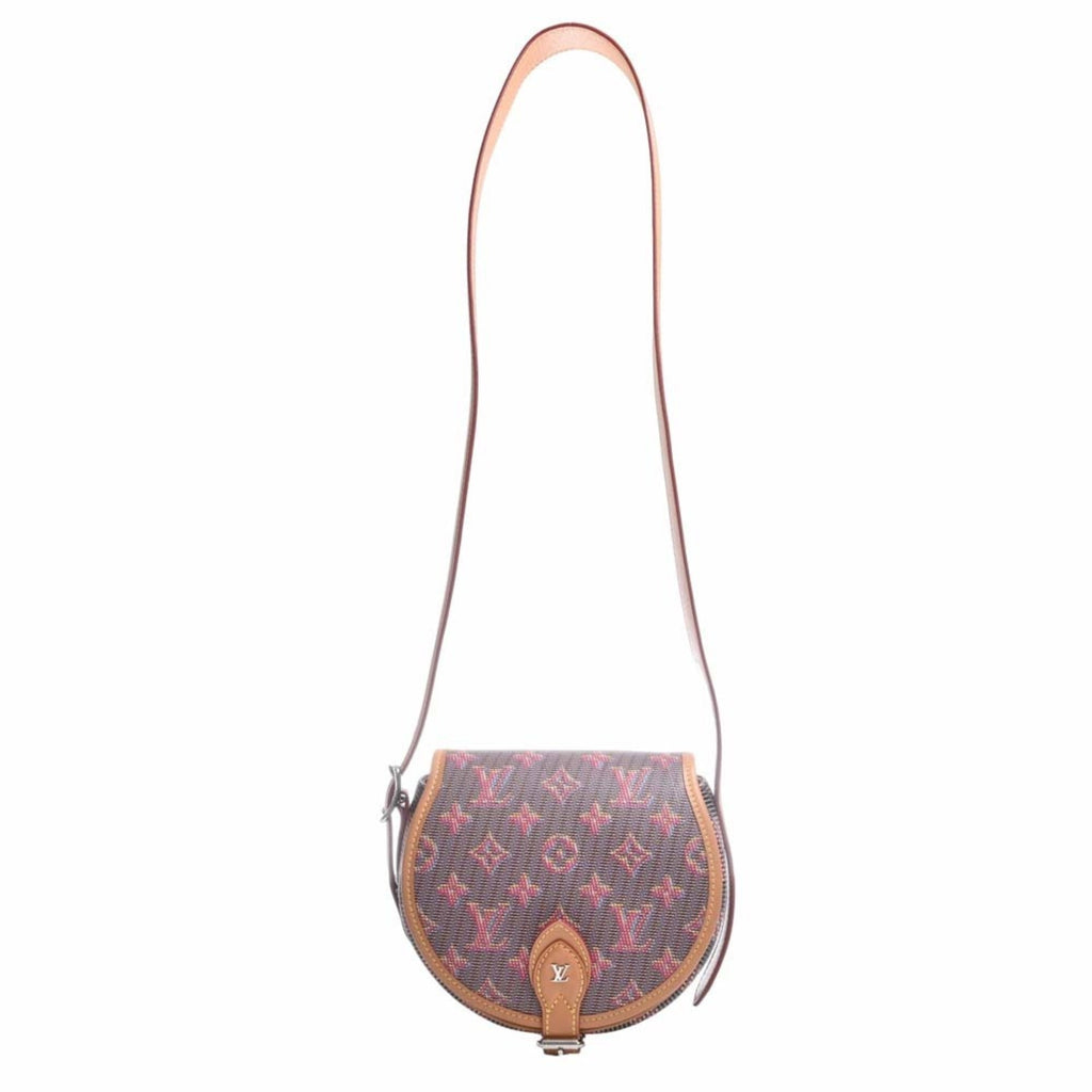 LOUIS VUITTON Monogram LV Pop Tamburan Shoulder Bag M55460 Brown/Multicolor Women's