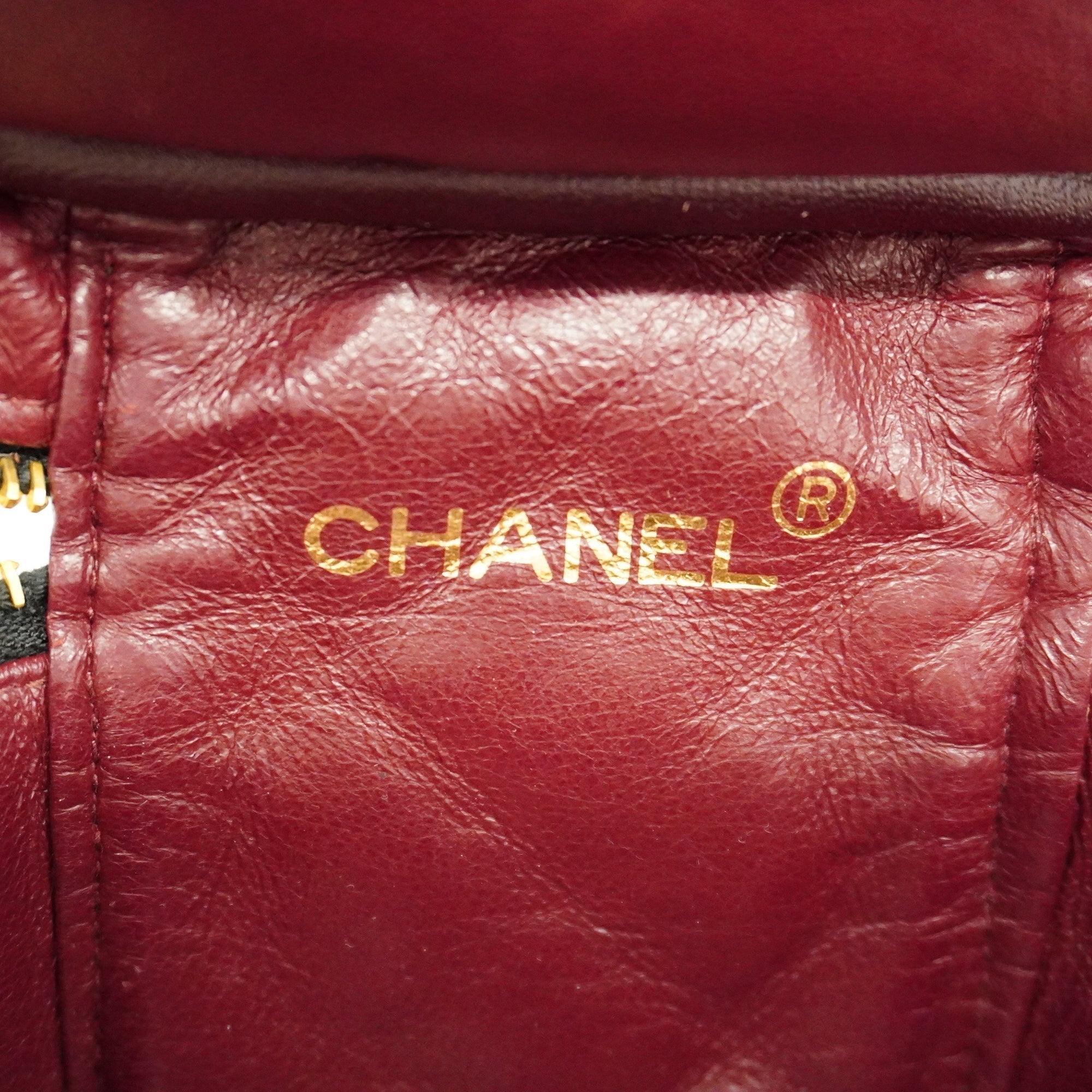 CHANELAuth  Matelasse Vanity Bag Women's Leather Vanity Bag Black