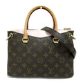 LOUIS VUITTON Palas BB 2way Shoulder Bag Brown Rose poodle Monogram PVC coated canvas M44034