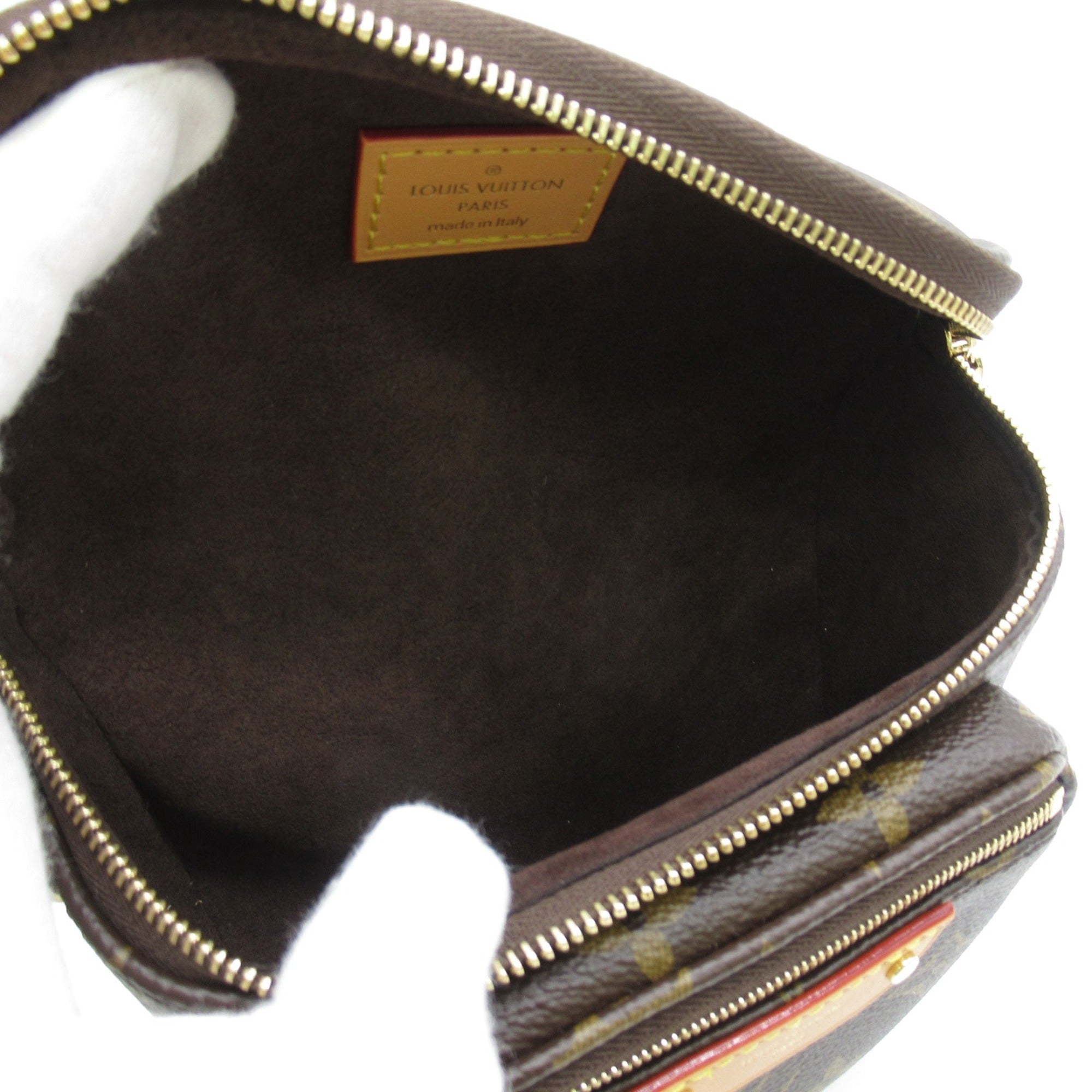 LOUIS VUITTON mini bum bag Brown Monogram PVC coated canvas M82335