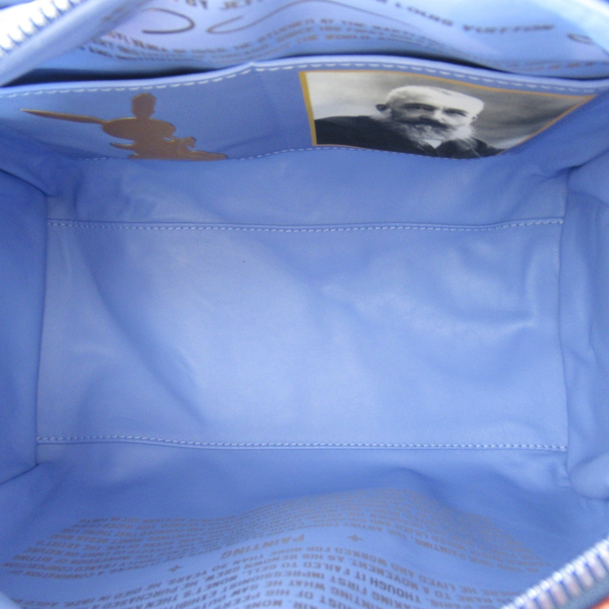 LOUIS VUITTON monet speedy 30 handbag Blue Masters collection PVC coated canvas M43354