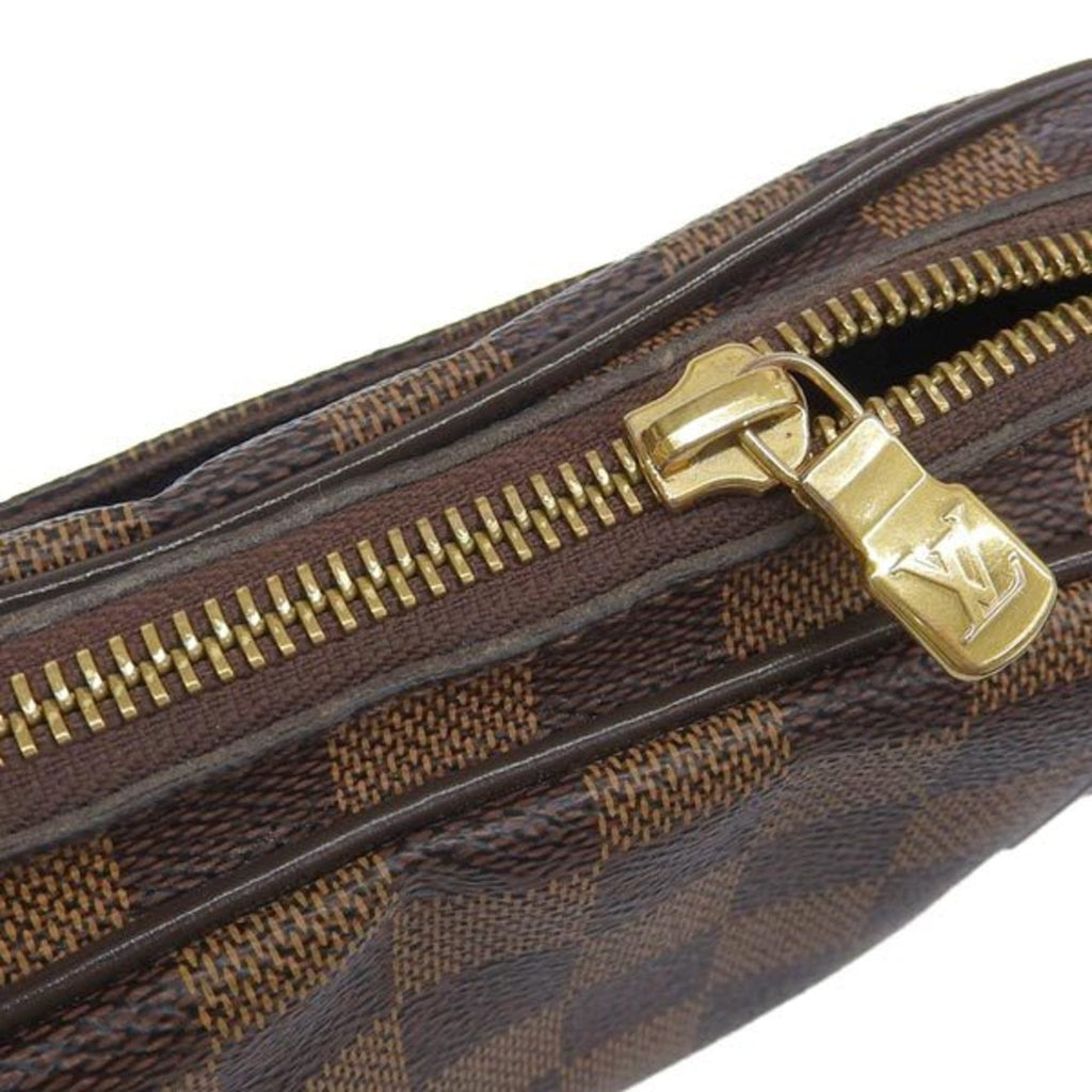 LOUIS VUITTON Damier Bum Bag Brooklyn Waist Body N41101 Brown Women's