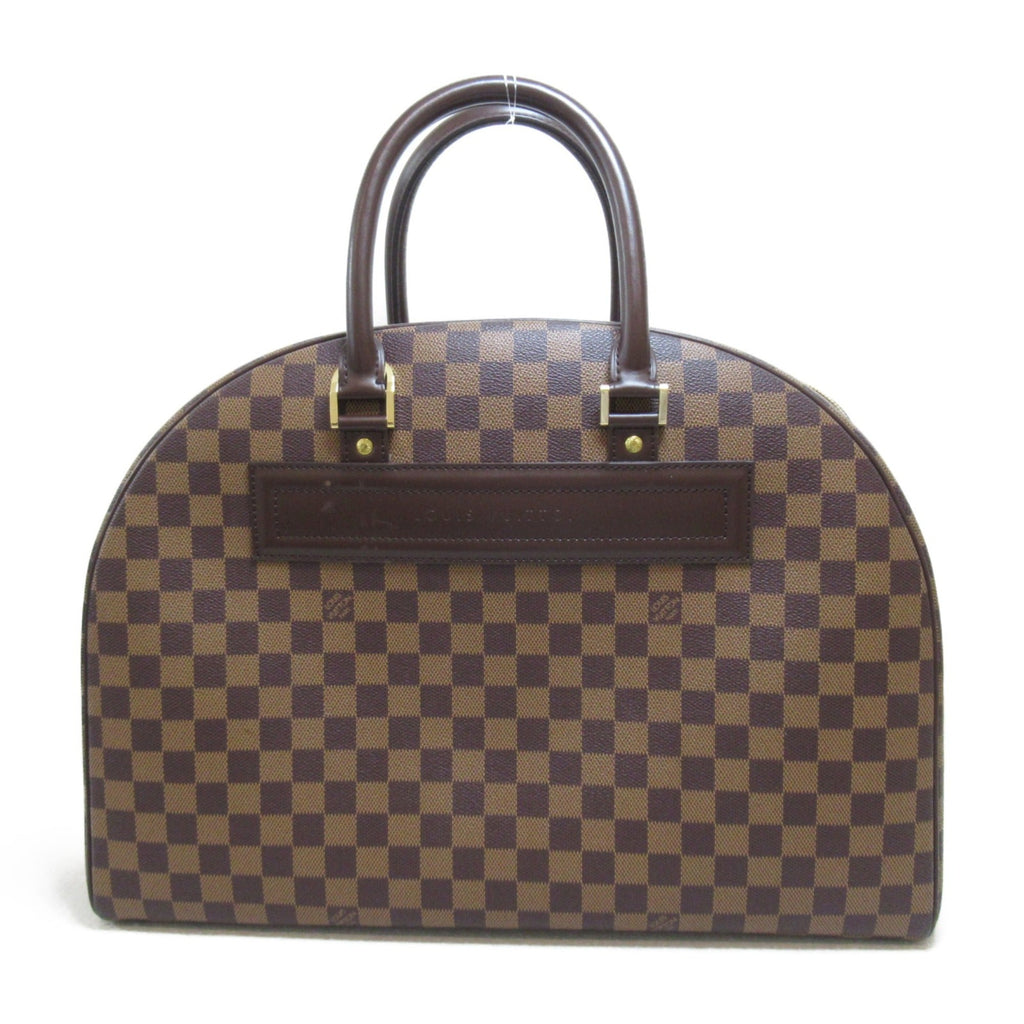 LOUIS VUITTON Nolita 24 are handbag Brown Ebene Damier PVC coated canvas N41454