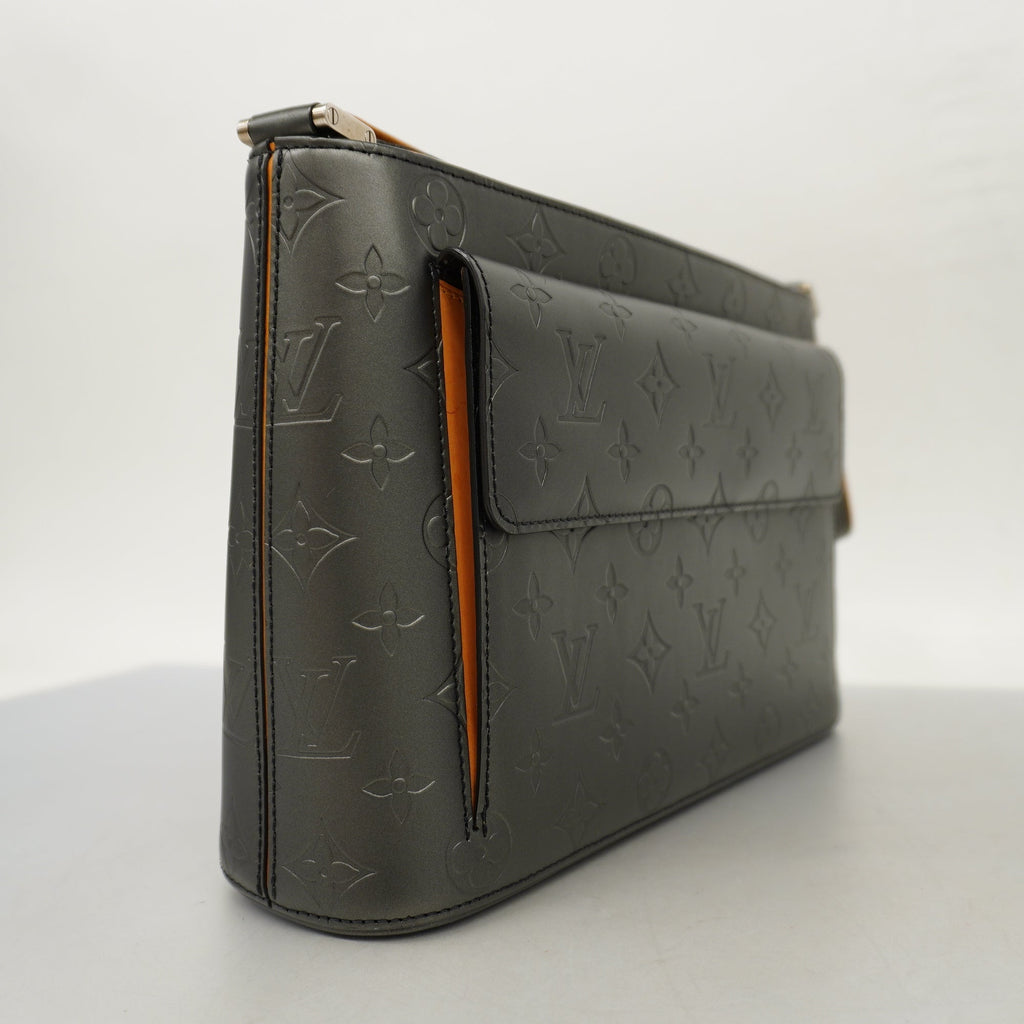 LOUIS VUITTONAuth  Monogram Mat Alston M55122 Women's Shoulder Bag Noir