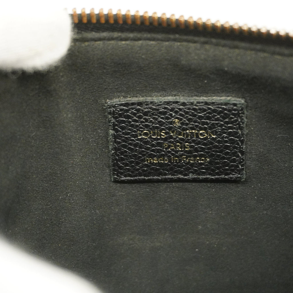 LOUIS VUITTONAuth  Monogram Empreinte Twice M50258 Women's Shoulder Bag Noir