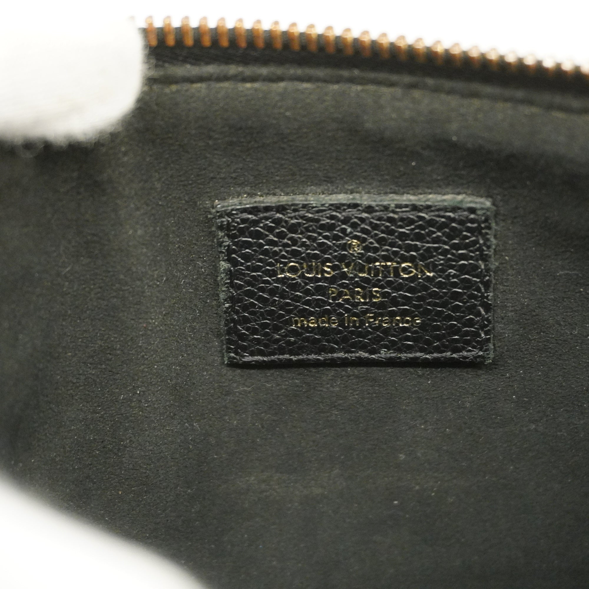 LOUIS VUITTONAuth  Monogram Empreinte Twice M50258 Women's Shoulder Bag Noir