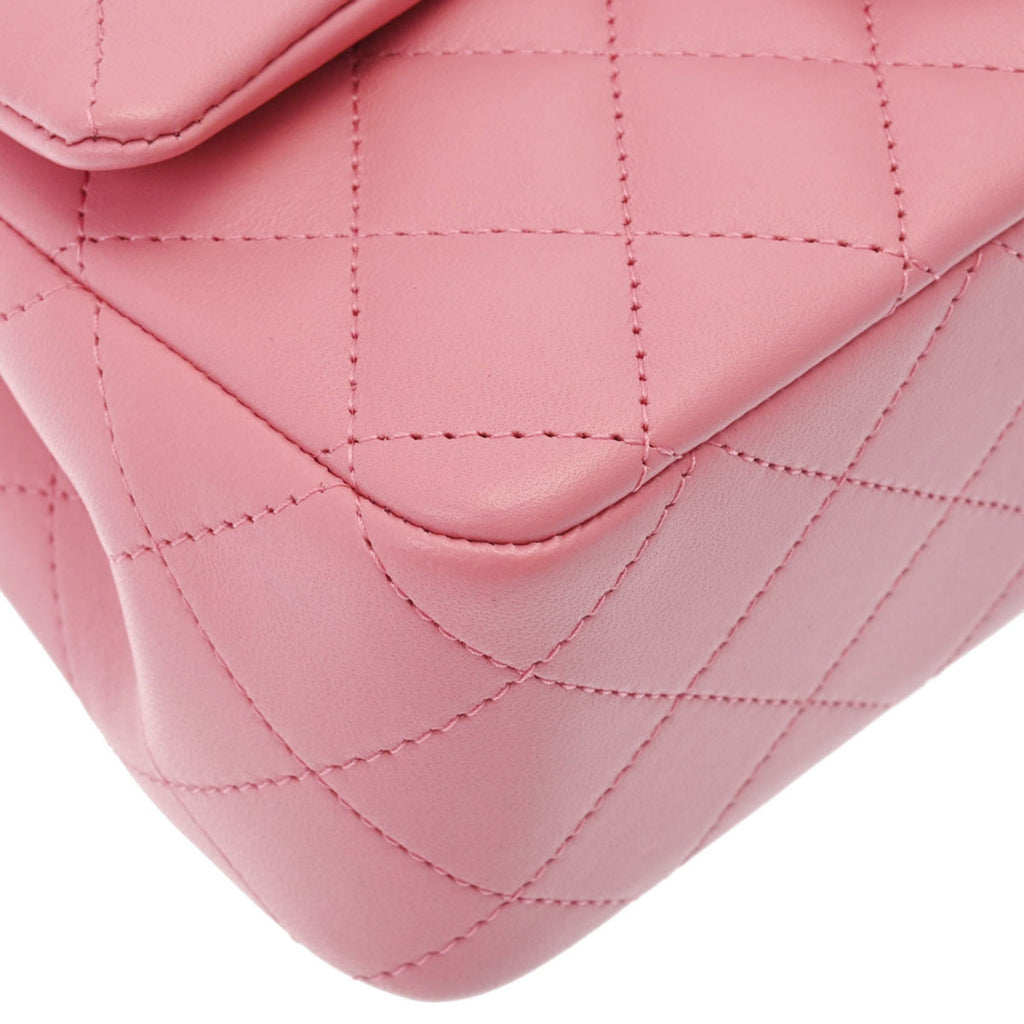 CHANEL Chain Shoulder Pink Champagne AS2431 Women's Lambskin Bag