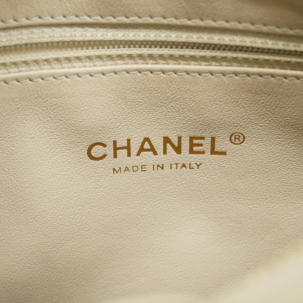 CHANEL  Matelasse Chain Shoulder Women's Leather Shoulder Bag Gray