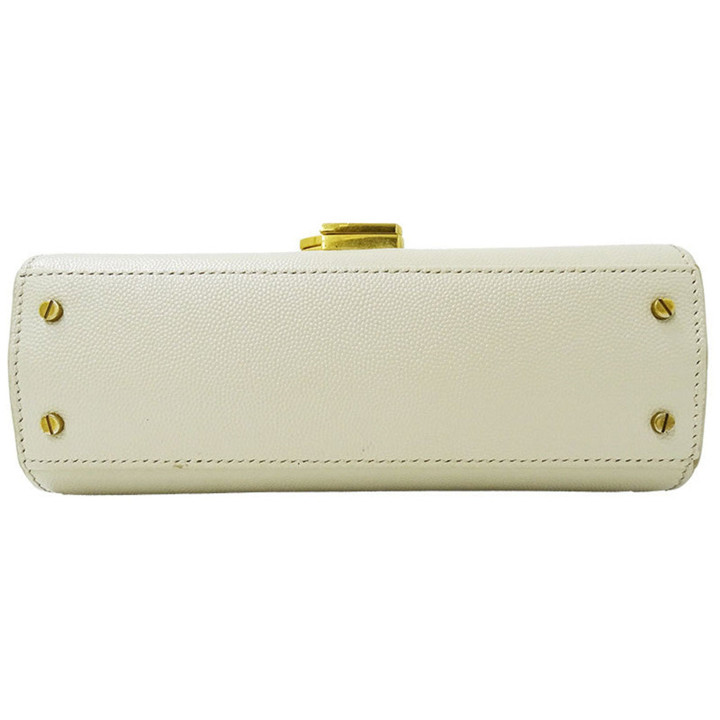 SAINT LAURENT Bag Ladies Cassandra Handbag Shoulder 2way Leather Ivory 623930