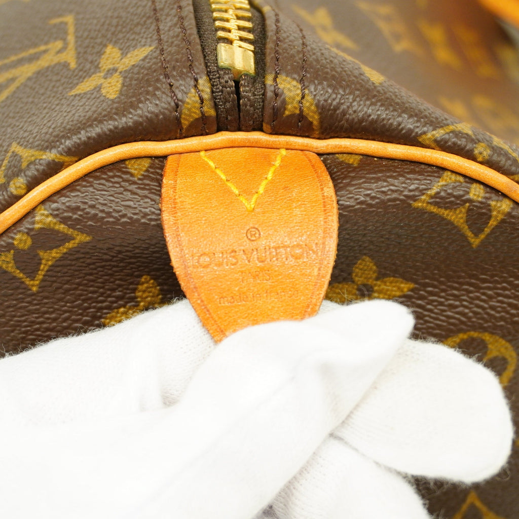 LOUIS VUITTONAuth  Monogram Keepol 55 M41424 Boston Bag
