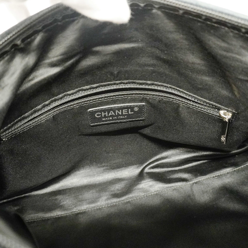 CHANELAuth  Bubble Quilt Chain Shoulder Women's Leather Shoulder Bag