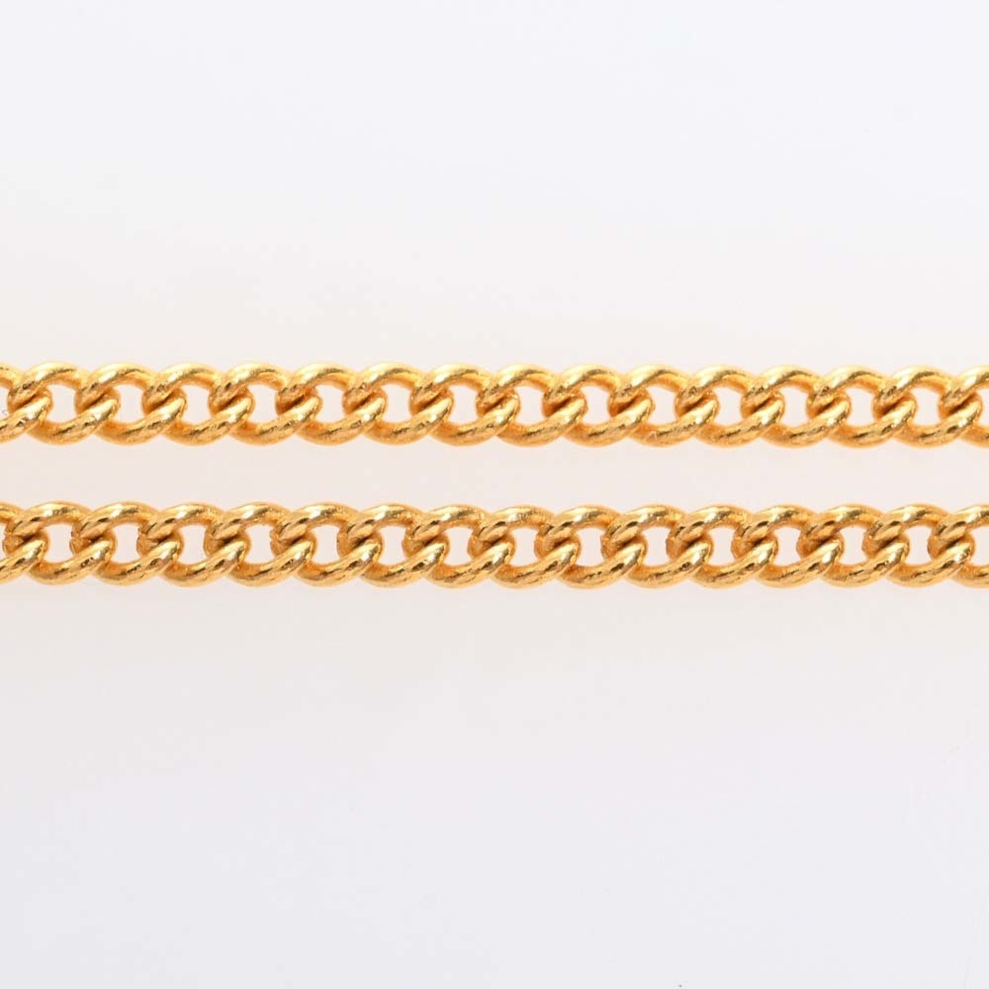 CHANEL Cocomark Necklace Gold Ladies