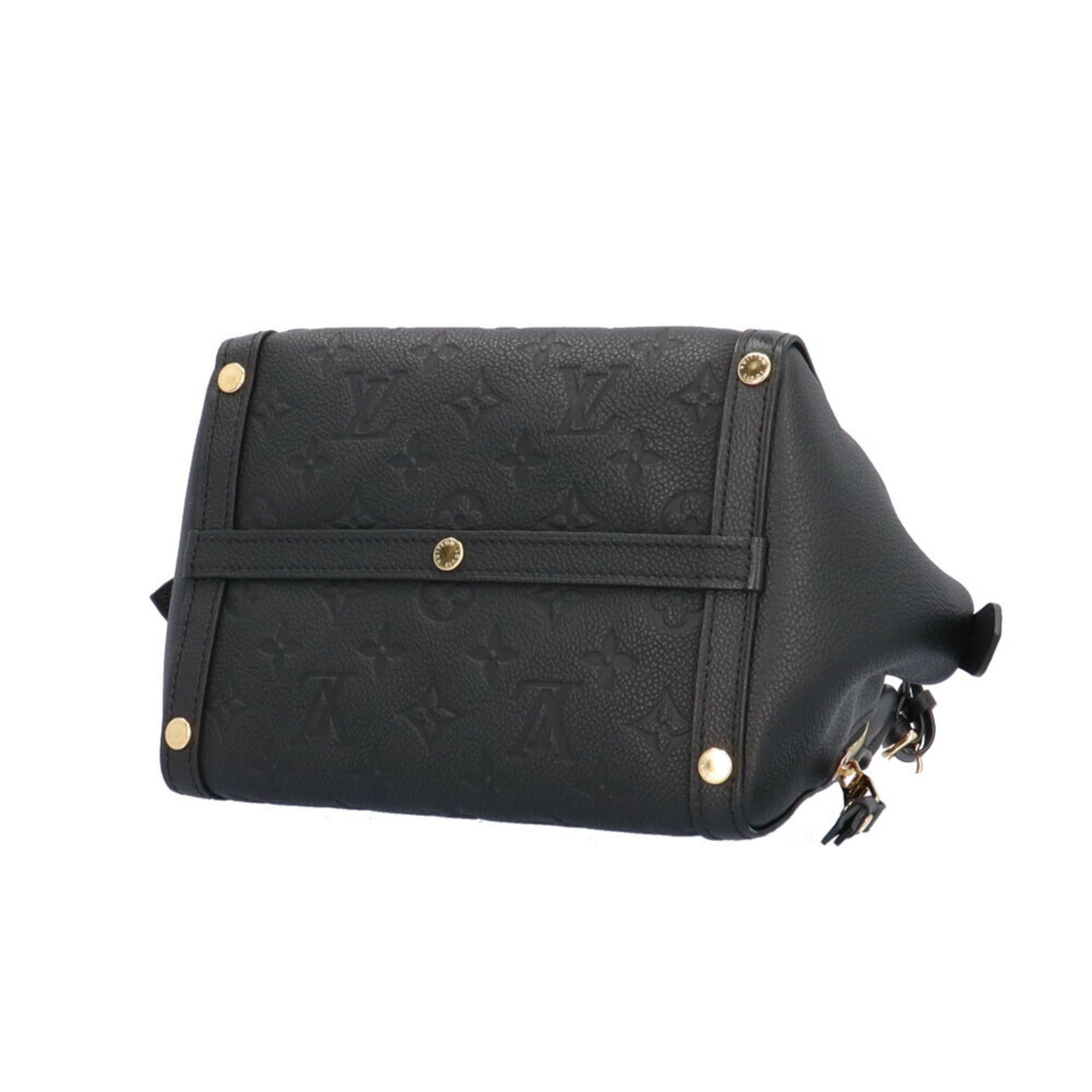 LOUIS VUITTON Male BB Monogram Emprene Handbag M41045 Black Women's