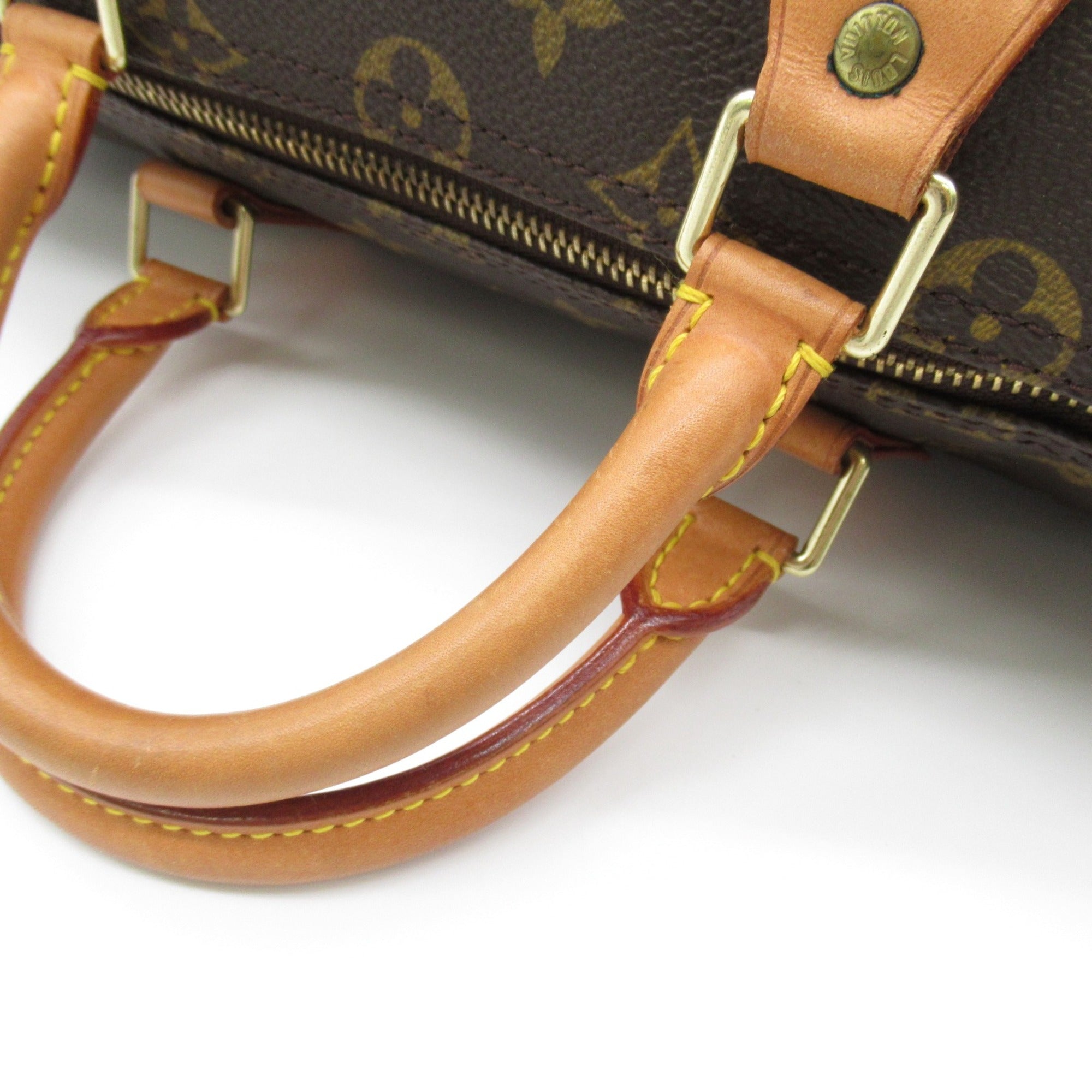 LOUIS VUITTON Speedy 35 handbag Brown Monogram PVC coated canvas M41524