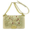 CHANEL Boy  Bijou Shoulder Bag Calf Women's