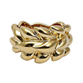 CHANEL Leaf K18YG Yellow Gold Ring