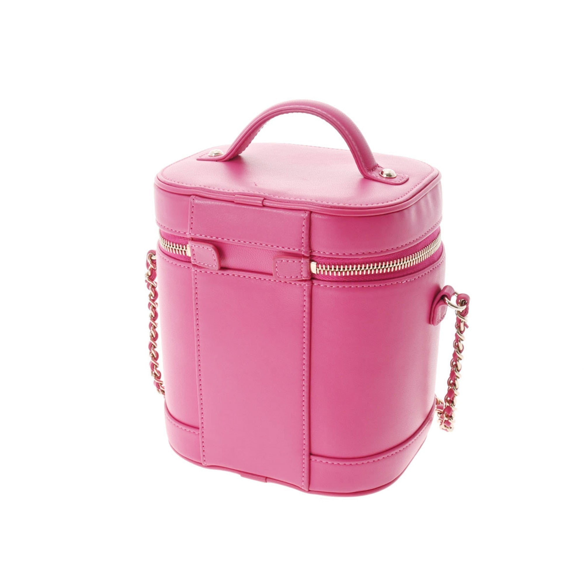 CHANEL Vanity Chain Shoulder Pink AS0323 Ladies Lambskin Bag