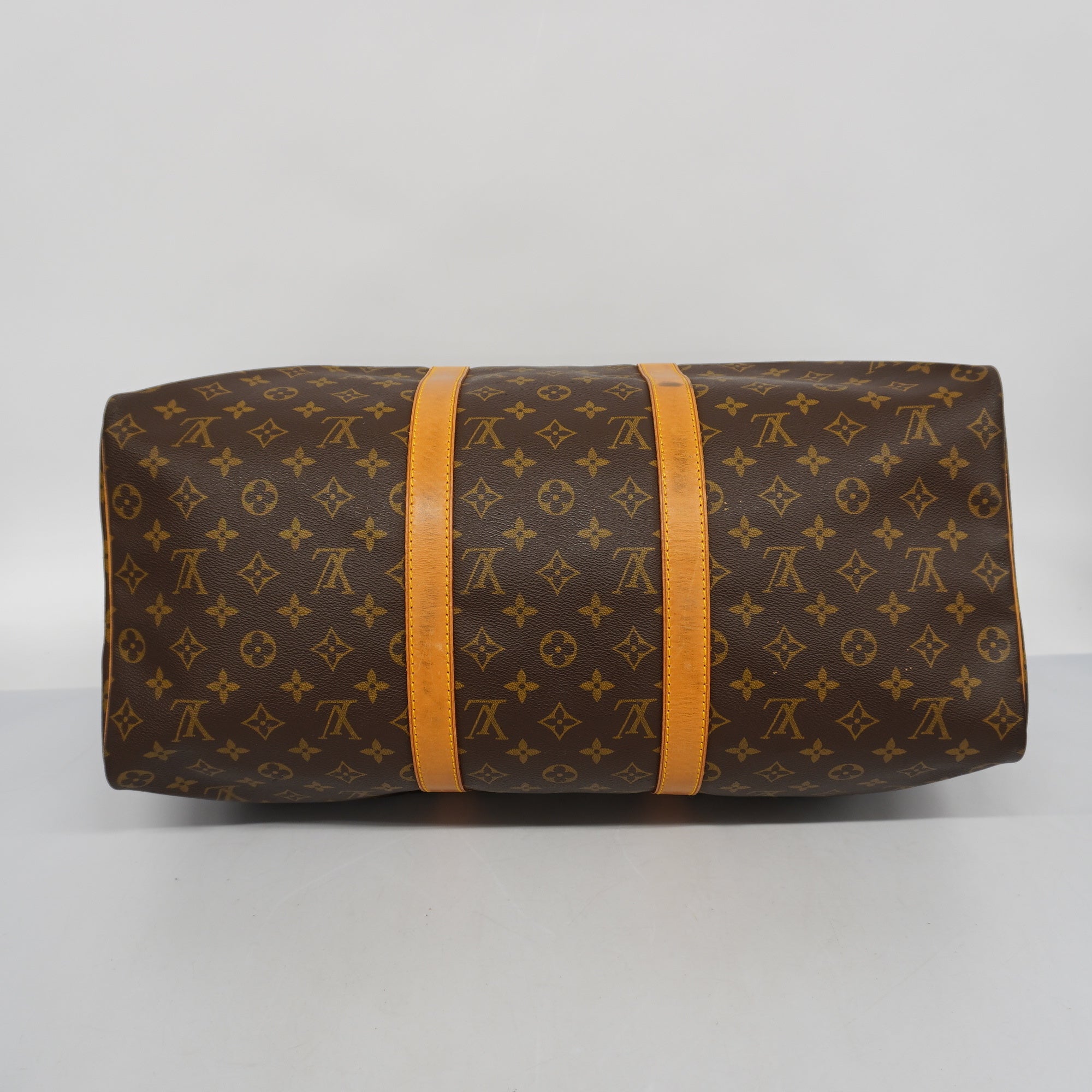 LOUIS VUITTONAuth  Monogram Keepol 50 M41426 Men,Women,Unisex Boston Bag