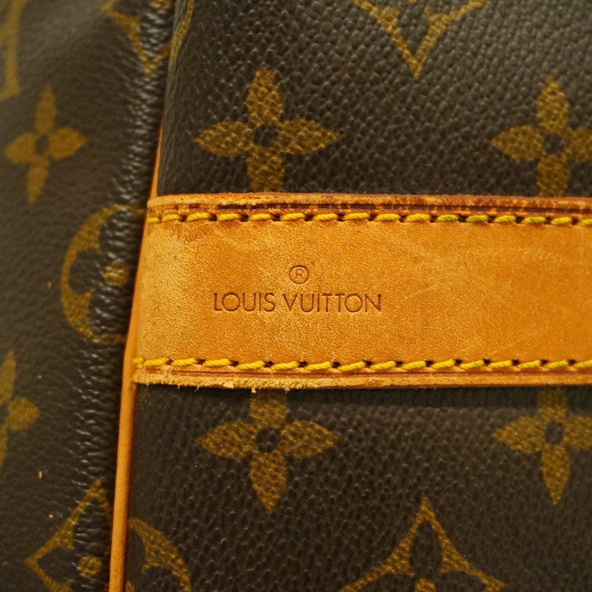 LOUIS VUITTONAuth  Monogram Keepall Bandouliere 55 M41414 Boston Bag