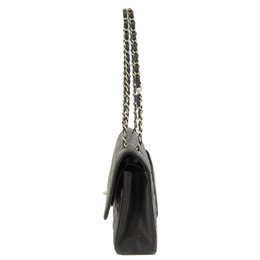 CHANEL Chain Shoulder Matelasse Bag Caviar Skin Women's