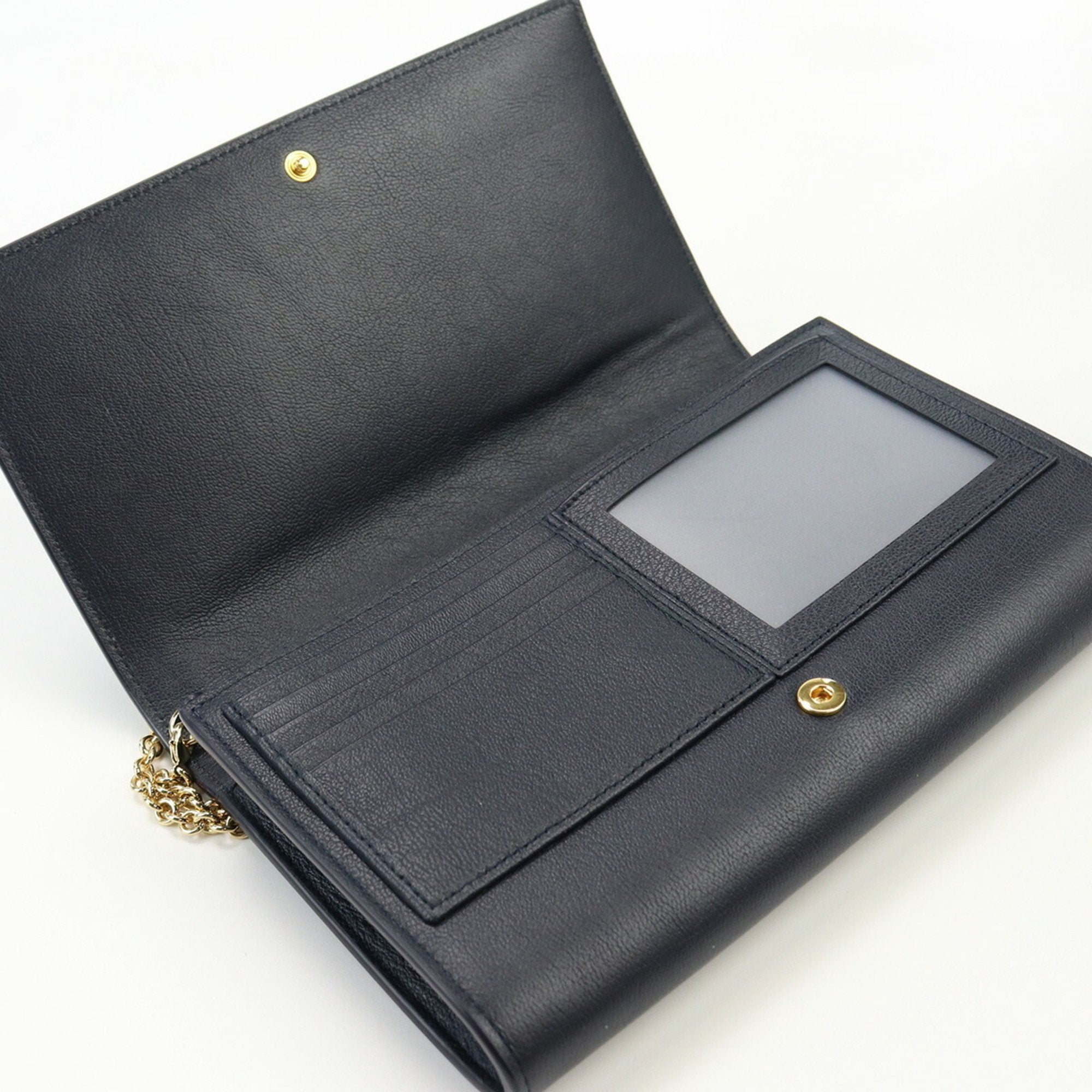 YVES SAINT LAURENT SAINT LAURENT Saint Laurent Chain 559075 CP20O 4136 Leather Ladies