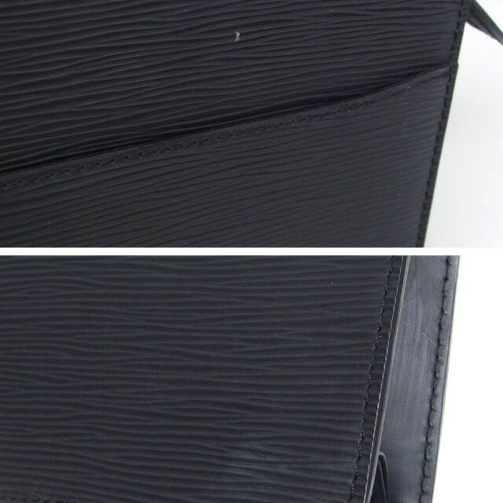 LOUIS VUITTON Epi Pochette Homme Clutch Bag Black M52522