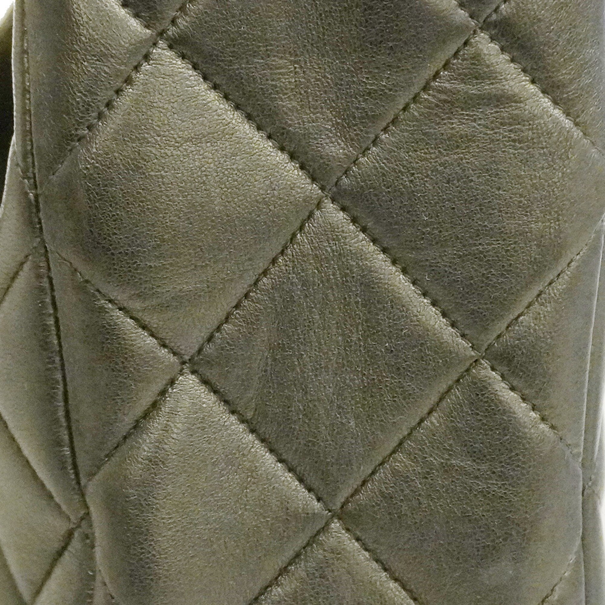 CHANELAuth  Matelasse Lambskin Women's Leather Handbag Black