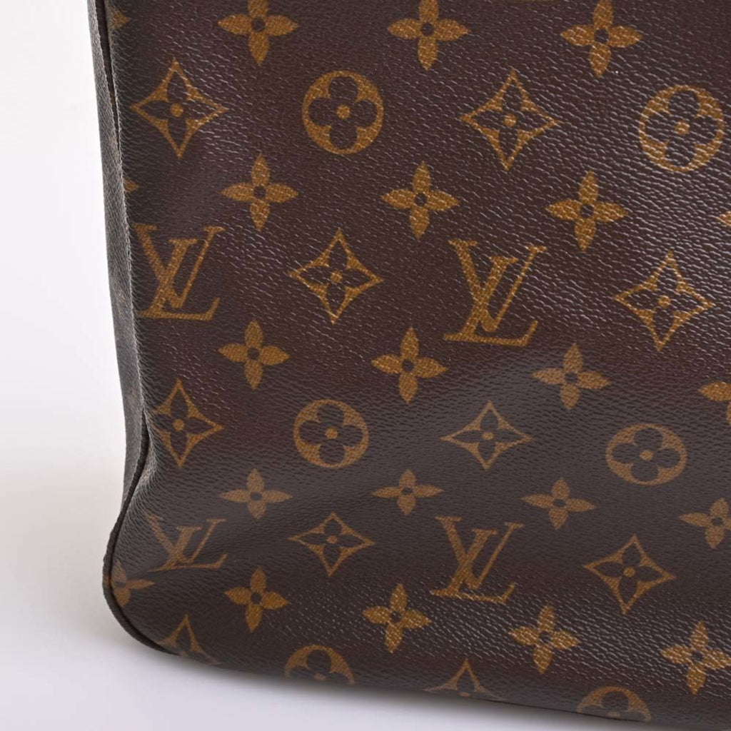 LOUIS VUITTON Monogram Looping GM Shoulder Bag M51145 Brown Women's
