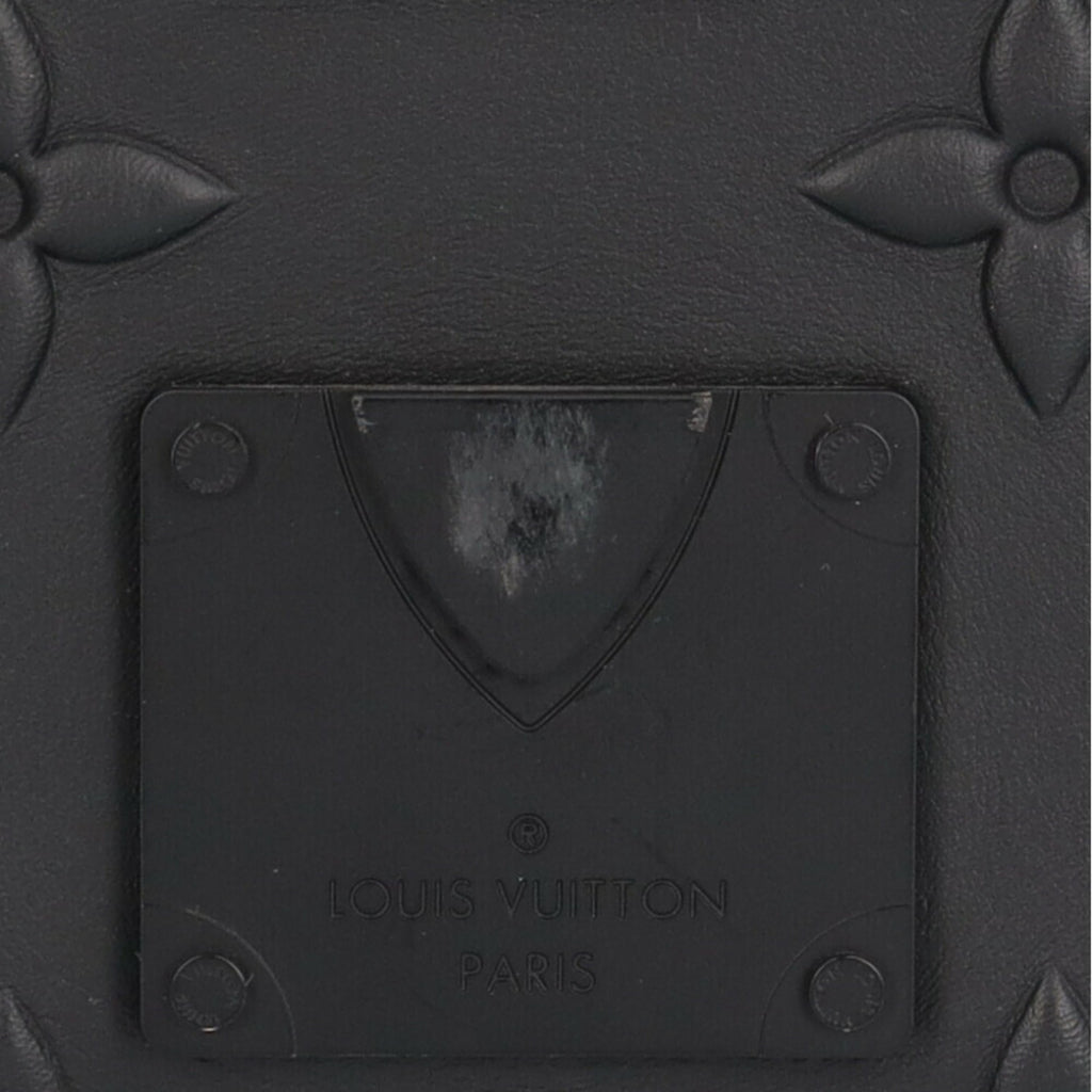 LOUIS VUITTON Ambassador PM Monogram Handbag Leather M58711 Black Men's