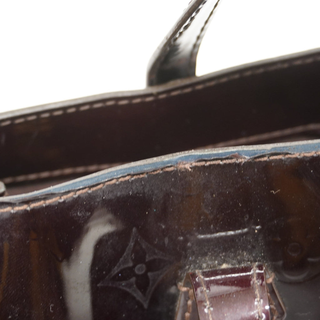 LOUIS VUITTONAuth  Monogram Vernis M93641 Women's Handbag Amarante