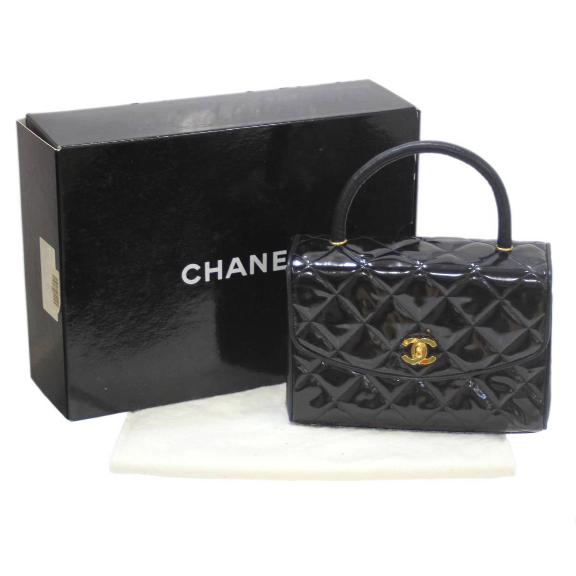 CHANEL handbag enamel black 2169878