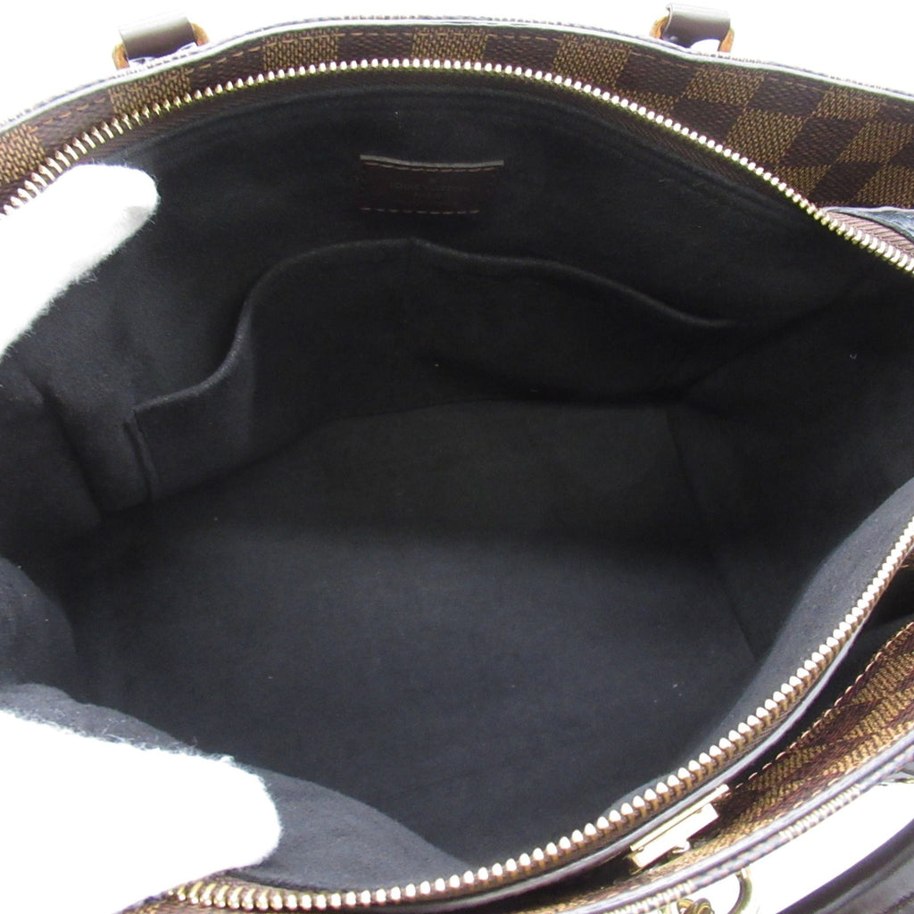 LOUIS VUITTON Normandy 2wayShoulder Bag Brown Black Damier PVC coated canvas N41487
