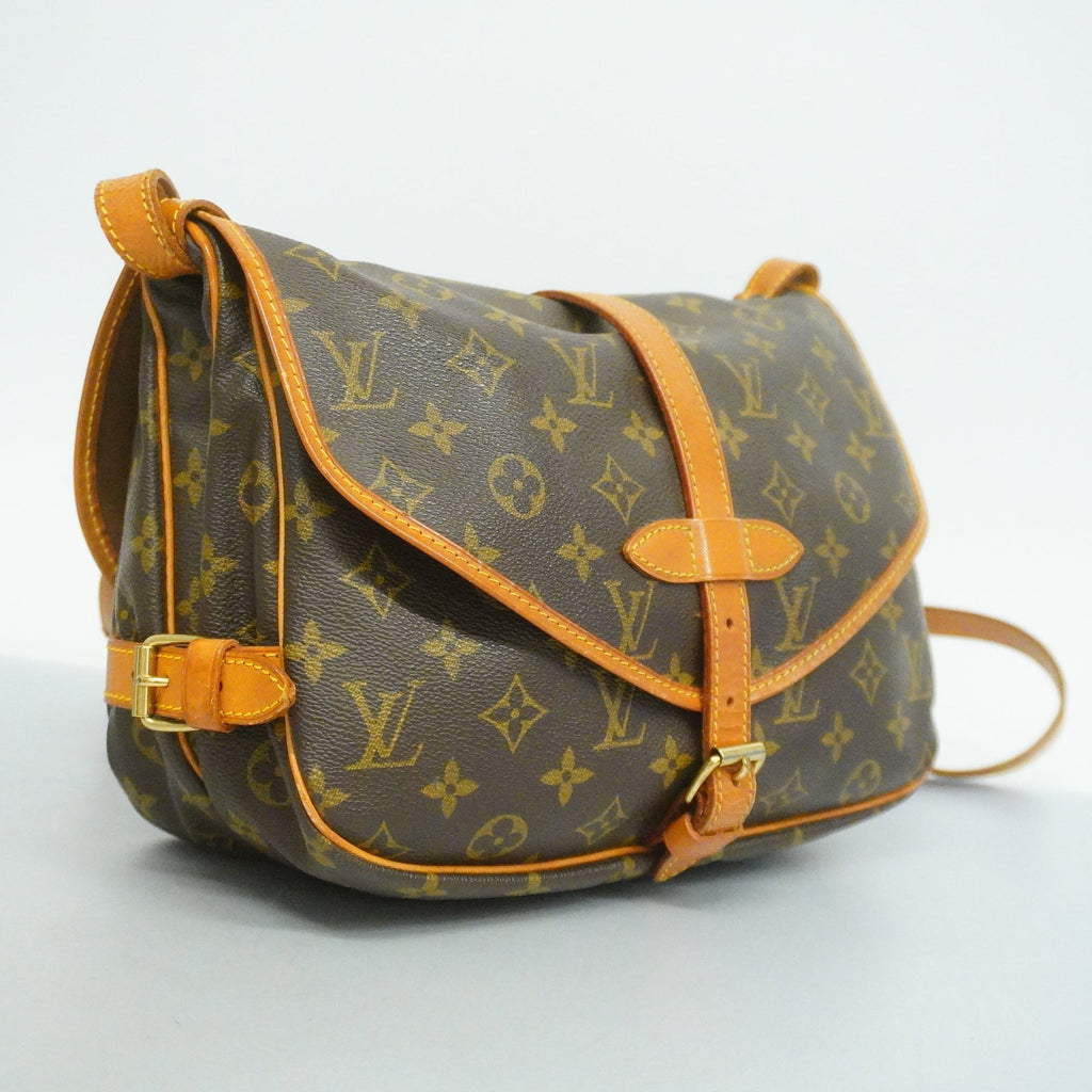 LOUIS VUITTONAuth  Monogram Saumur 30 M42256 Women's Shoulder Bag